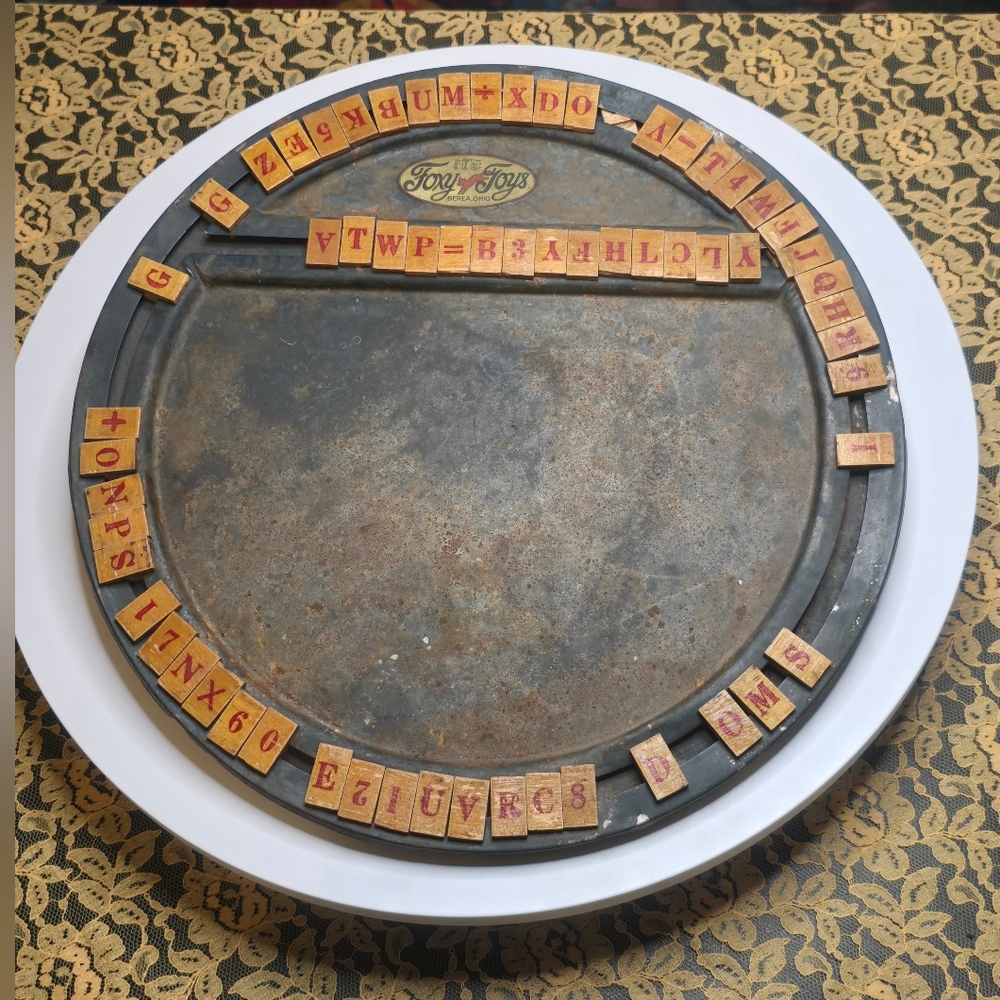 Foxy Toys 1917 Counting And Letter Board Decor ~ ALL DAMAGED [ Read Details ]